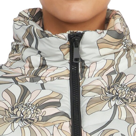 NEW Badgley Mischka Vintage Print Puffer Coat, Size L - Picture 6 of 16